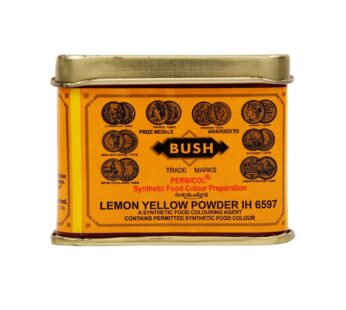 Bush Synthetic Food Color 100g Tin – Lemon Yellow