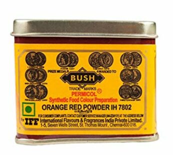 Bush Synthetic Food Color 100g Tin – Orange Red
