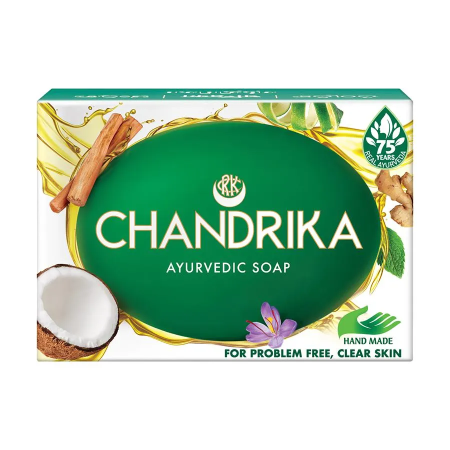 Chandrika Ayurvedic Soap – 75 g