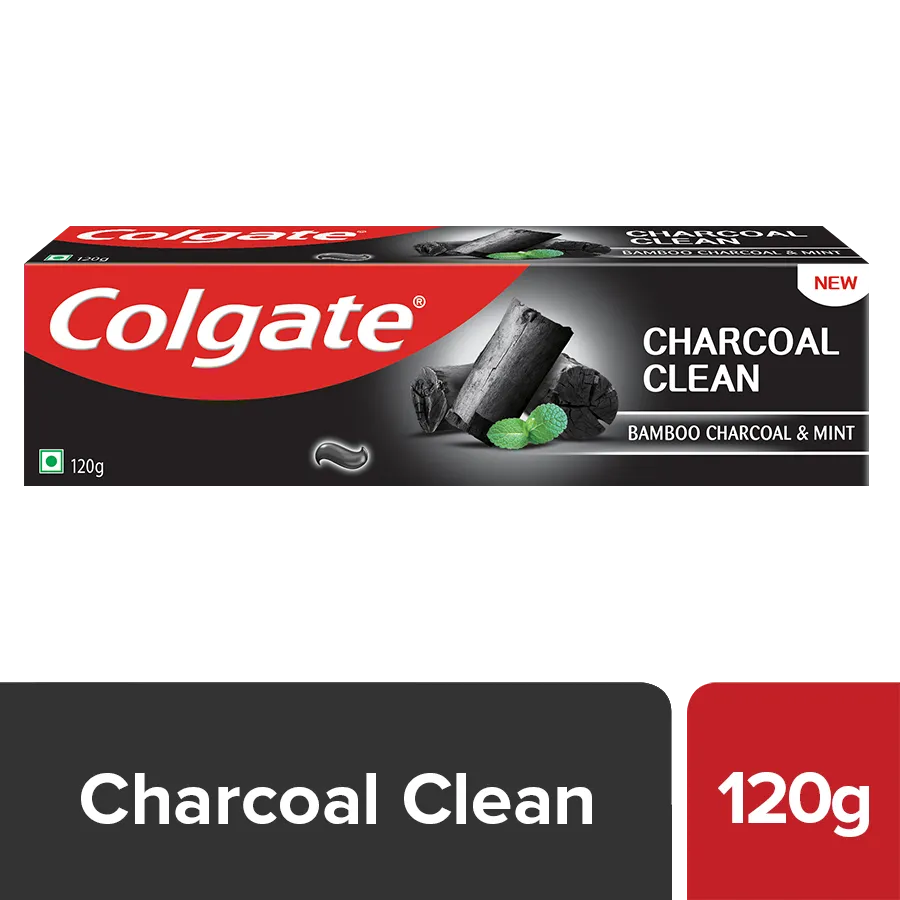 Colgate Charcoal Clean Black Gel Toothpaste 120g