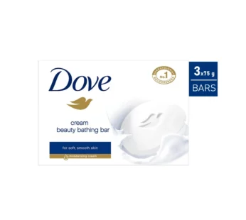 Dove Cream Beauty Bathing Soap Bar – 75g x 3
