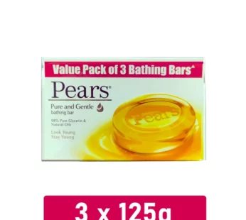 Pears Pure & Gentle Soap – 125g x 3