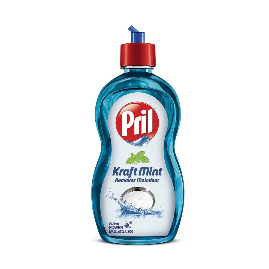 Pril Kraft Mint Dish Washing Liquid – 225 ml