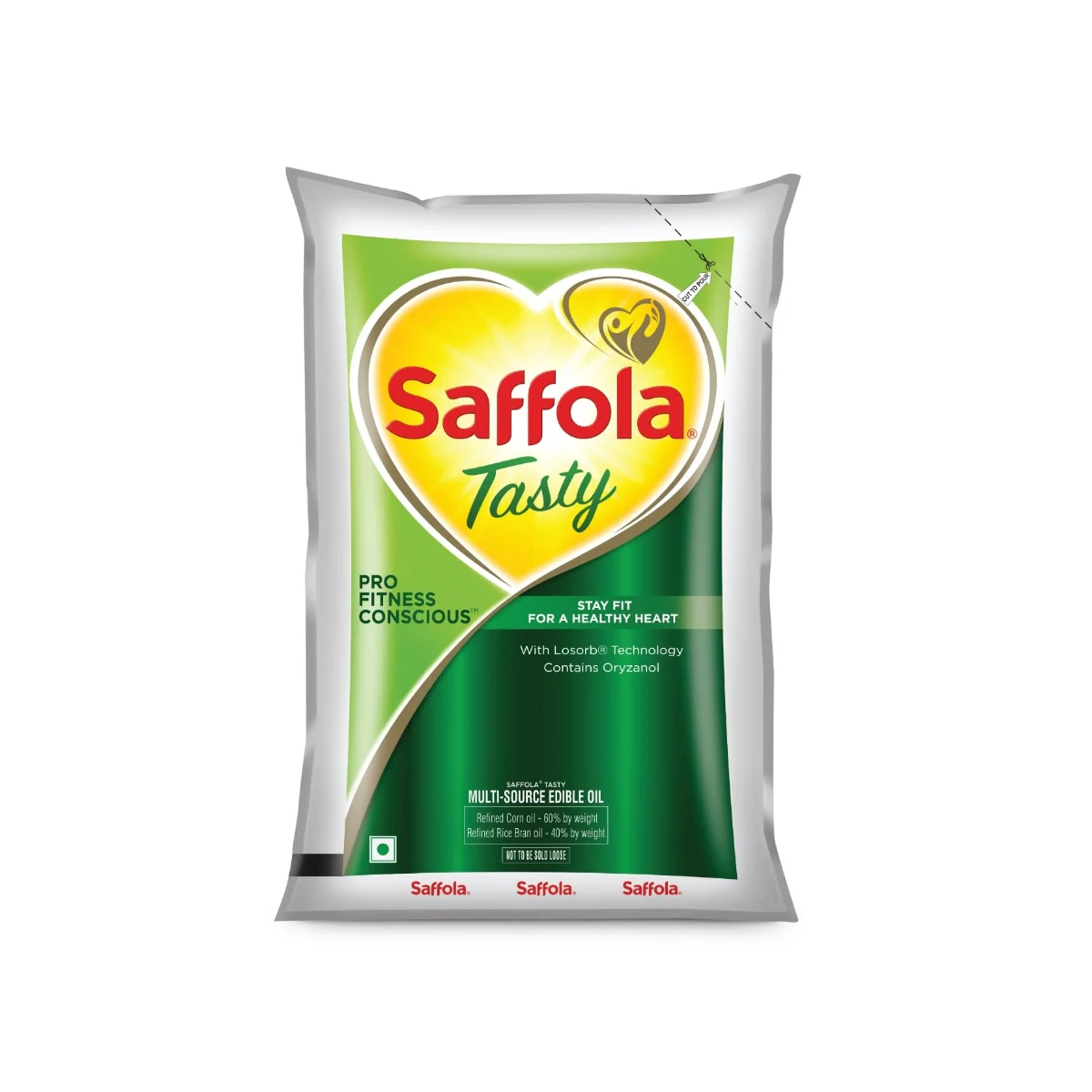 Saffola Tasty Refined Cooking oil 1 L