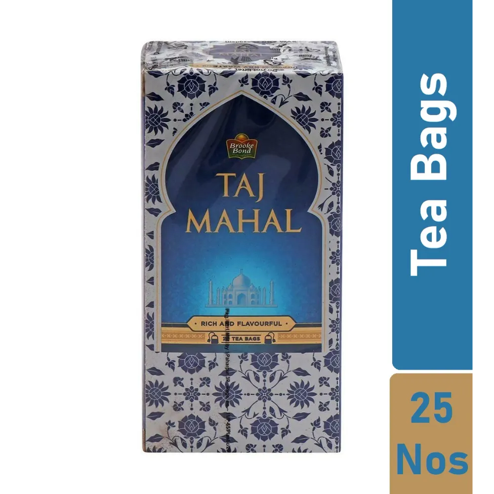 Taj Mahal Brooke Bond, 25 Tea Bags, 25 Grams, Vegetarian : Amazon.in:  Grocery & Gourmet Foods