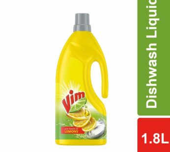VIM Fresh Lemon Fragrance Dishwash Liquid – 1.8 L