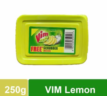 Vim Lemon Tub Dishwash Bar – 250g