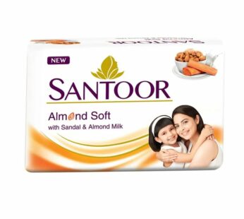 Santoor Sandal and Almond Milk Soap – 100g