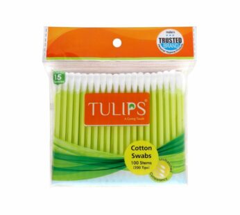 Tulips Cotton Swabs/Buds – 100 N