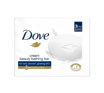 Dove Cream Beauty Bathing Soap Bar – 125g x 3