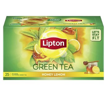 Lipton Honey Lemon Green Tea Bags – 25 Bags
